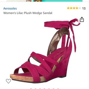 Brand new pink Aerosoles sandals.